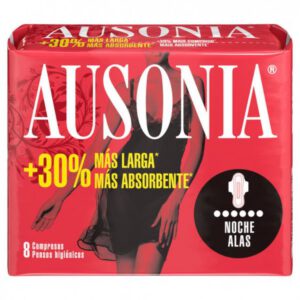 COMPRESAS TOCOLOGI AUSONIA AIRDRY NOCHE CON ALAS
