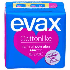 COMPRESAS EVAX COTTONLIKE NORMAL 16U