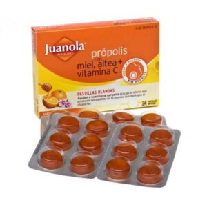 JUANOLA PASTILLAS BLANDAS PROPOLIS MIEL VIT C AL