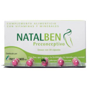 NATALBEN PRECONCEPTIVO 30 CAPSULAS